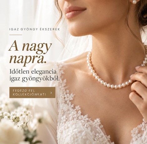 igazgyöngy ékszerek menyasszonyoknak és örömanyáknak is a nagy napra