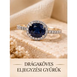 DRÁGAKÖVES eljegyzési gyűrűk
