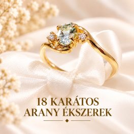 18 karátos arany ékszerek