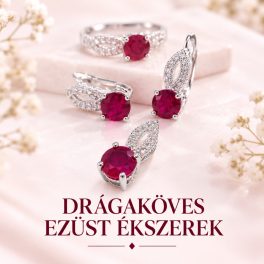 DRÁGAKÖVES EZÜST ÉKSZEREK
