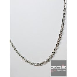   NŐI, HOSSZÚ PULCSI LÁNC - reszelt anker   80 cm    Ag12527