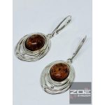 BOROSTYÁN EZÜST, LÓGÓS FÜLBEVAL AG9932