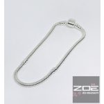 EZÜST "PANDORA" STÍLUSÚ KARLÁNC - 18CM, Ag15125