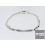 EZÜST "PANDORA" STÍLUSÚ KARLÁNC - 18CM, Ag15125