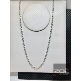 EZÜST, nagy szemű anker lánc - 60cm Ag 2307