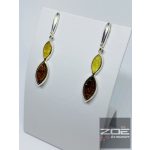 BOROSTYÁN LÓGÓS FÜLBEVALÓ - 2 SZÍNŰ  Ag 11790