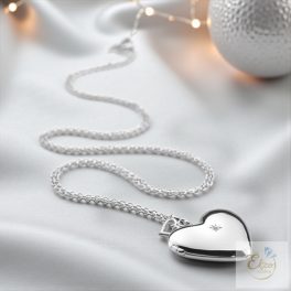   HOT DIAMONDS - Romantikus nyitható szív medál, lánccal  DP132   ag17636
