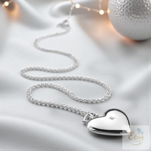 HOT DIAMONDS - Romantikus nyitható szív medál, lánccal  DP132   ag17636