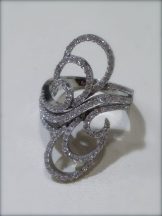 Cirkónia köves ezüst gyűrű  Ag 1961
