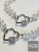 Igazgyöngysor és karkötő, exkluzív ezüst szív  zárral       R2974, R 2973