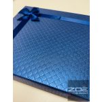 ÉKSZERDOBOZ göngyház fényű, kék színű - nyakékeknek, kollekcióknak