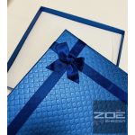 ÉKSZERDOBOZ göngyház fényű, kék színű - nyakékeknek, kollekcióknak