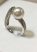 Igazgyöngy ezüst gyűrű , cirkónia kövekkel Ag 3526(122.)