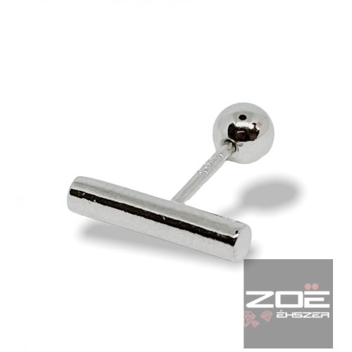 EZÜST TRAGUS PIERCING - PÁLCA /DB ag 10769