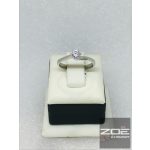 FEHÉR ARANY EGY KÖVES ELJEGYZÉSI GYŰRŰ     AU3079