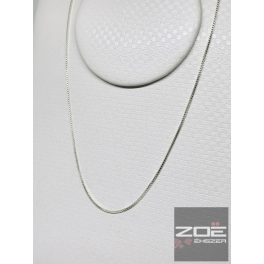 EZÜST kocka lánc - 45cm Ag 17944
