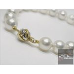 SÓS VÍZI AKOYA IGAZGYÖNGY- KARLÁNC  R 2108