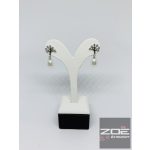 EZÜST IGAZGYÖNGY-ÉLETFA FÜLBEVALÓ   Ag13288