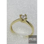 SÁRGA ARANY, EGY KÖVES ELJEGYZÉSI GYŰRŰ      AU2262