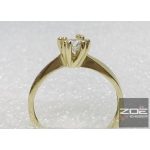 SÁRGA ARANY, EGY KÖVES ELJEGYZÉSI GYŰRŰ      AU2262